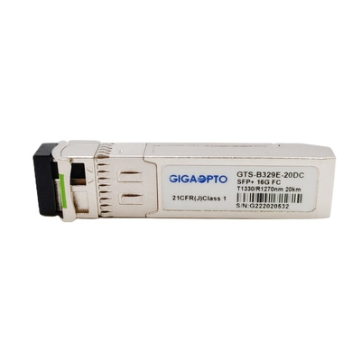 16G FC 20km SFP+ Fiber Channel Transceiver Module TX1330 RX1270nm