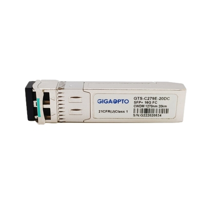 CWDM Fiber Channel Module 1270nm-1610nm 10km Optical Transceiver 16G SFP+ Module SMF