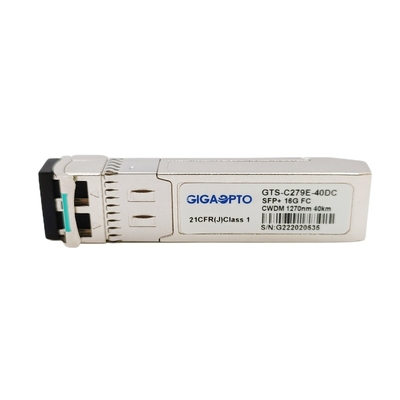 16G SFP+ CWDM 1270nm-1610nm 40km Fiber Channel Transceiver Module SMF