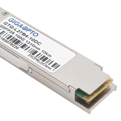 10km 100G QSFP28 Transceiver 100GBASE 4WDM CLR4 Optical Transceiver Module DOM Duplex LC SMF