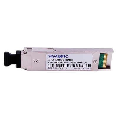 FCC Approved 10G XFP SR Transceiver 850nm MMF 300m LC DOM