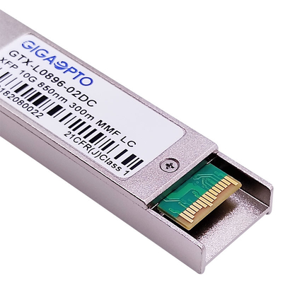 FCC Approved 10G XFP SR Transceiver 850nm MMF 300m LC DOM