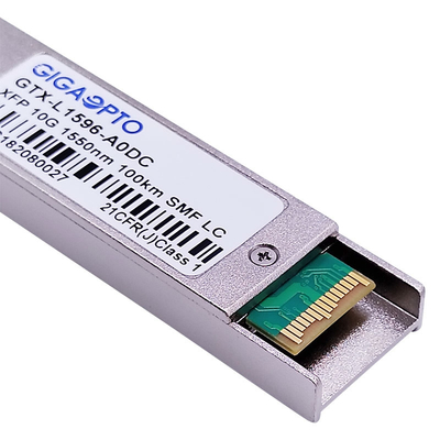 3rd Part 10GBASE EZR XFP Transceiver Module 1550nm SMF 100km LC DOM