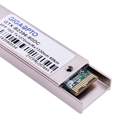 10Gbps BIDI XFP ER60 Fiber Transceiver Module 1270nm / 1330nm 60km DOM