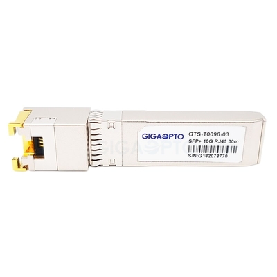 10GBASE-T Copper Cisco SFP-10G-T-X Compatible RJ45 Transceiver Module