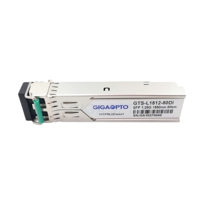 SFP 1550nm Transceiver 80km SMF Cisco GLC-ZX-SM-RGD 1250Mbps