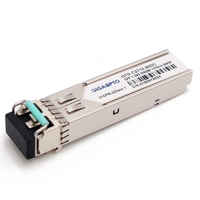 1000BASE-CWDM Fiber Transceiver 80km SMF For Cisco CWDM-SFP-xxxx