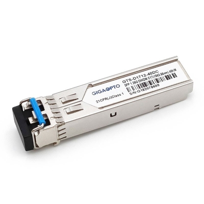 100GHz C17-C61 1000BASE-DWDM SFP 40km SMF For Cisco DWDM-SFP-xxxx-40