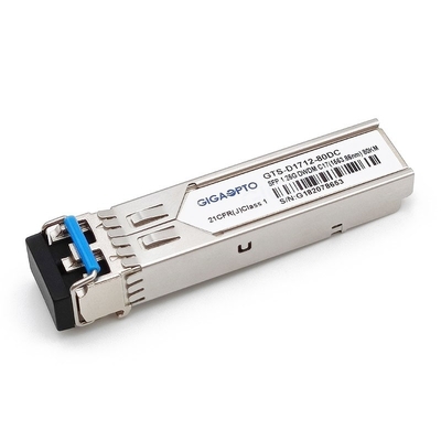 100GHz Cisco DWDM-SFP Compatible 1G DWDM SFP ZX Transceiver 80km
