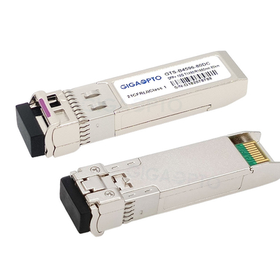 10Gbps Cisco Compatible Transceivers 1490nm TX / 1550nm SFP-10G-BX80U