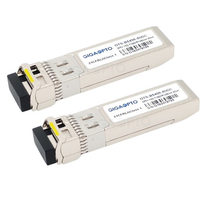 10G BIDI ZR Cisco Compatible Transceivers For SMF SFP-10G-BX80D