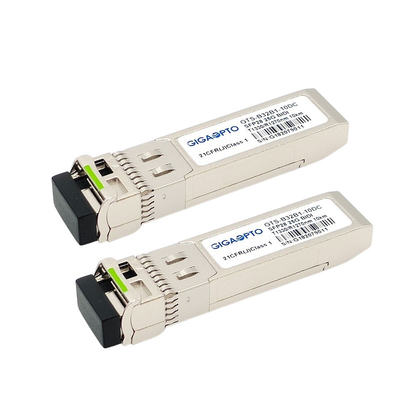 SFP28 25GBASE TX-1330nm RX-1270nm 10km Simplex LC SMF Optical Transceiver Module DOM