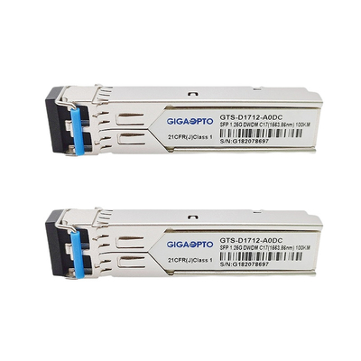 LC Duplex Connector 32dB HP SFP Module SM 100GHz DWDM-SFP1G-xx.xx-100