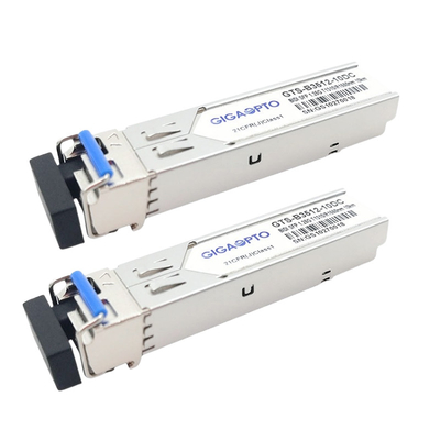 T1310nm / R1550nm Cisco GLC-BX-10U Compatible SFP BIDI Transceiver 10km
