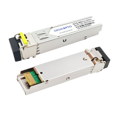 1000BASE-BX Cisco SFP Transceiver TX1550nm / RX1310nm 20km SMF GLC-BX-20D