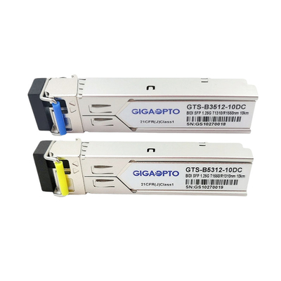 1000BASE WDM BIDI T1310nm R1550nm Transceiver 10km Module For HP SFP-1G-BXD-10