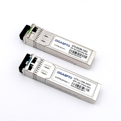 10G Optic SFP Transceiver Module for 300m/10km/40km/80km Distance